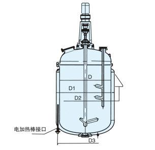黄瓜官网APP导航电加热反应釜结构图